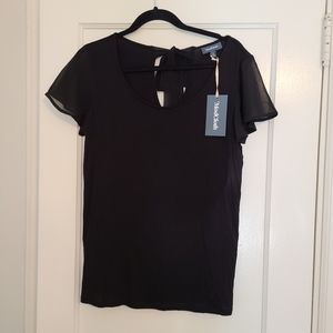 Modcloth black short sleeve top